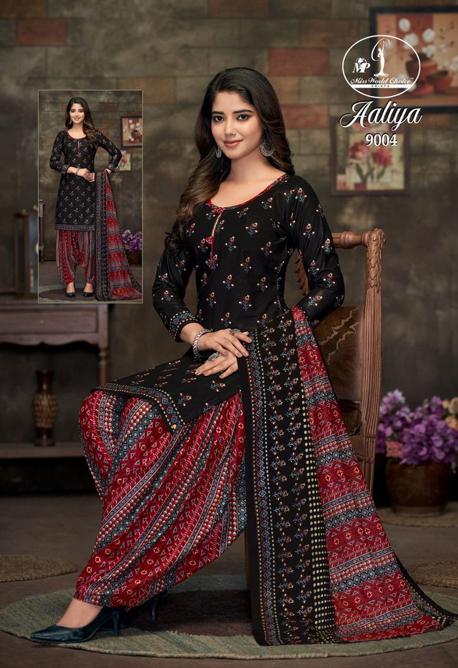 Aaliya Vol 9 By Miss World Daily Wear Cotton Dress Material Wholesale Online
